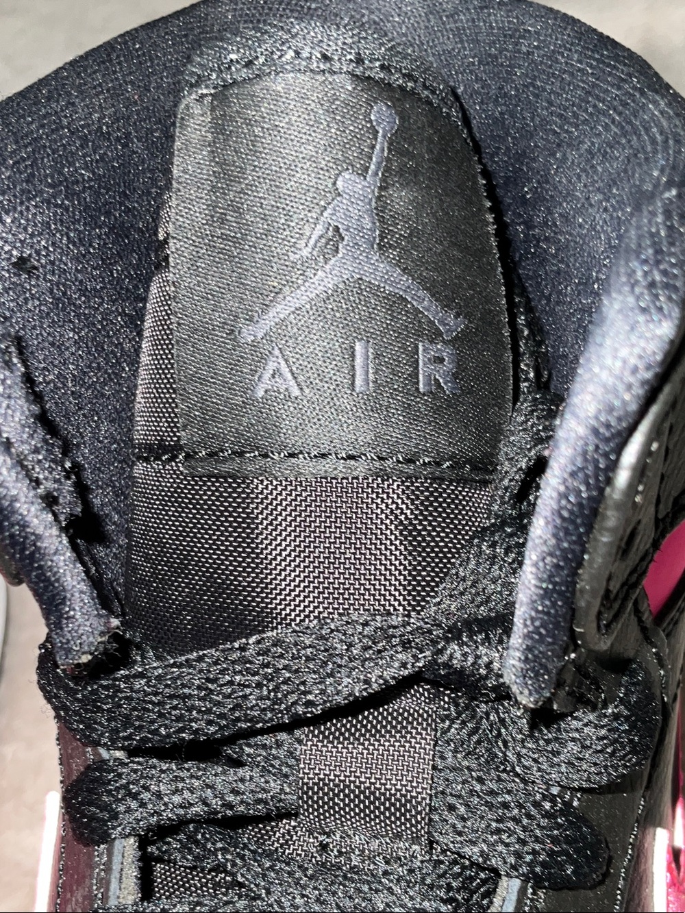 Nike Air Jordan 1 Retro High “Black Hyper Pink” Sneakers-Size 6Y - Picture 11 of 13